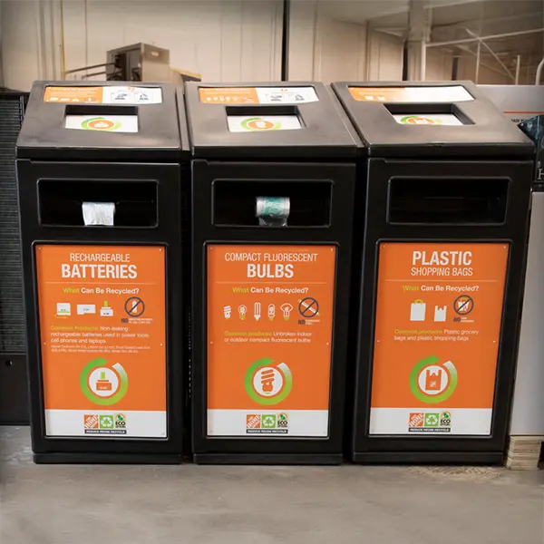 Home Depot Recycling Bins